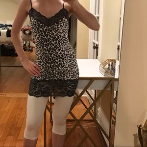 NEW Sexy Leopard Print & Lace Tank Top NWT